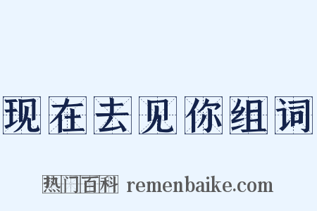 现在去见你组词是什么意思的图片
